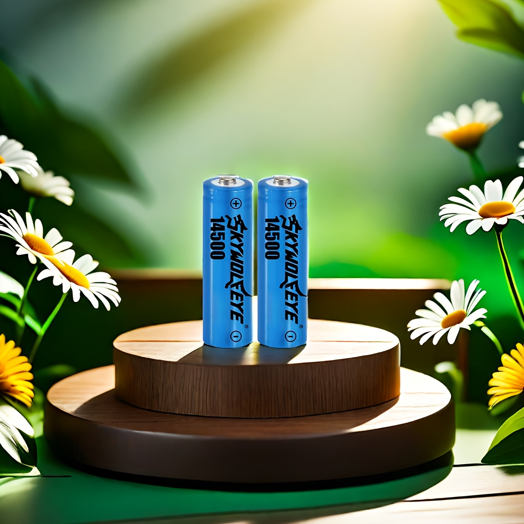 10pcs 14500 High Capacity Liion Rechargeable Batteries, 3.7v For Flashlights, , And Remote