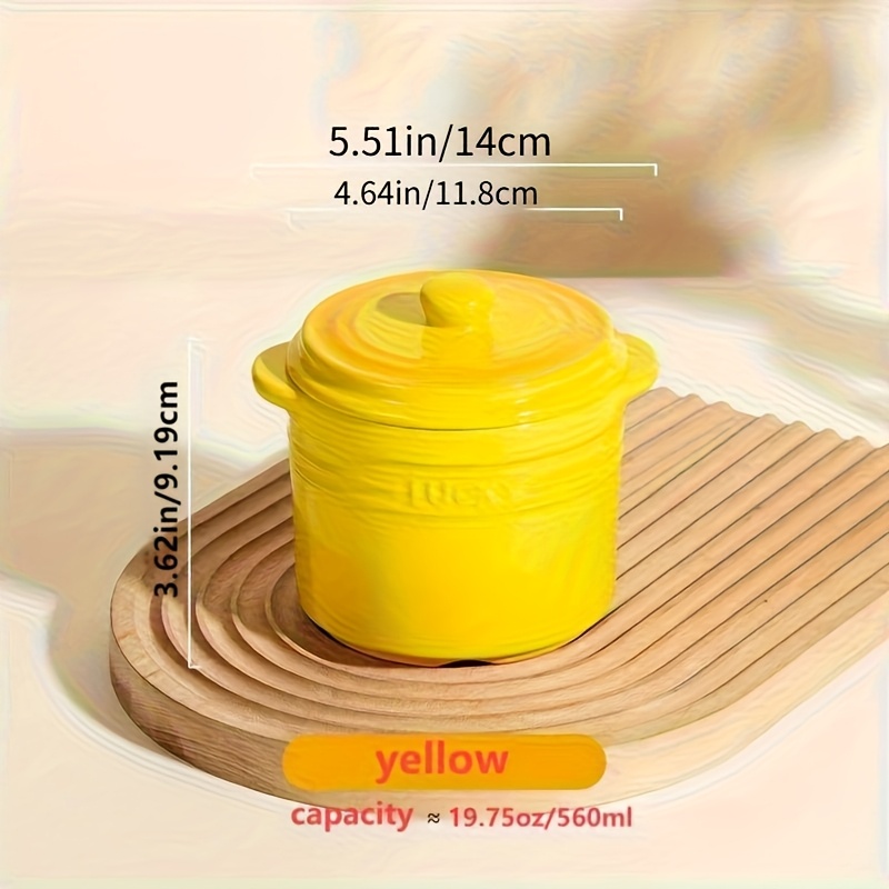 TEMU Nest Stew Pot, Versatile For Multiple Uses, Suitable For , Gas Stove And Microwave, Withstandable Up To 900°c High Temperature