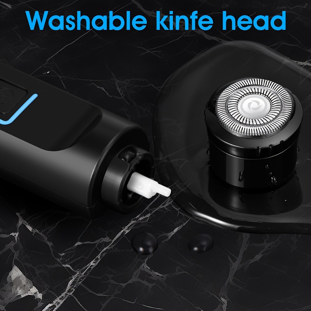3 in 1 mens electric grooming kit nose ear hair trimmer eyebrow shaper usb rechargeable lithium battery abs material ideal gift for him usb rechargeable groomer   usb charging feature nose hair trimme Product details 0