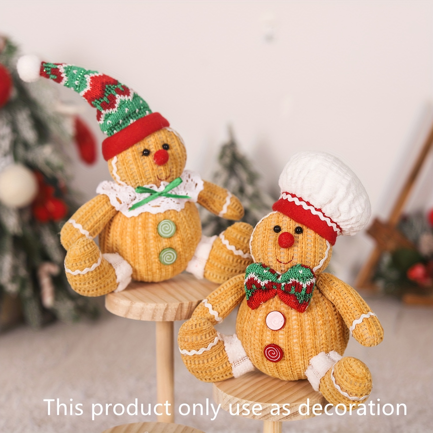 

7.08" Knitted For Man Hat - Christmas Tree Decoration For , &