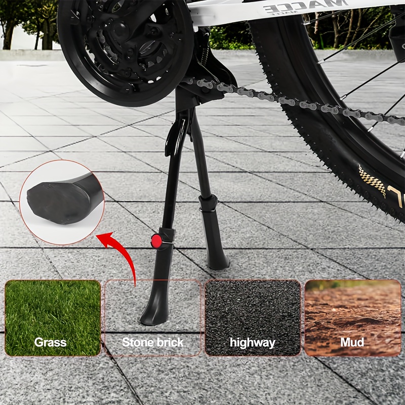 Skeleton Motorcycle Double Kickstand Bicycle Side Kickstand Double