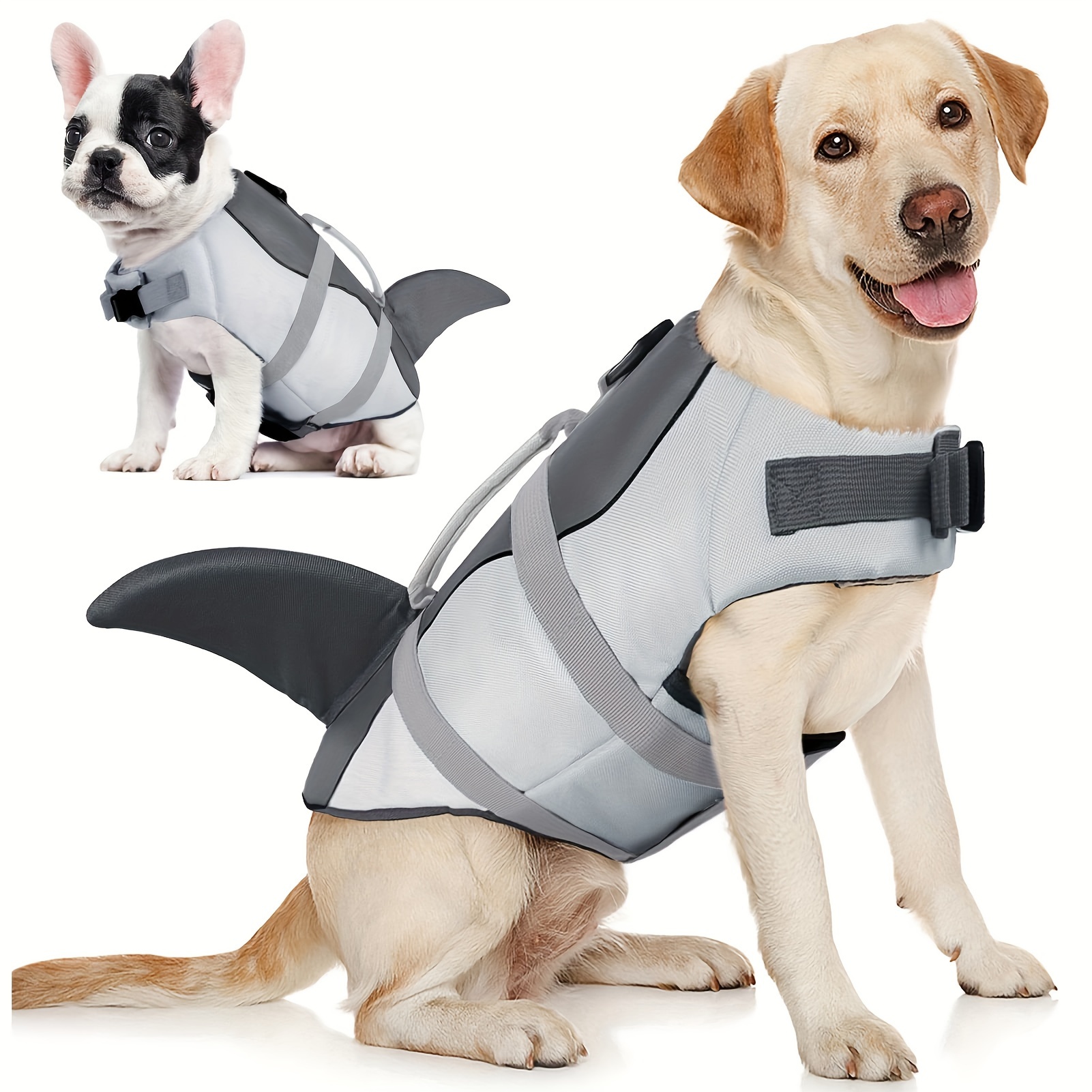 

Dog Life Jacket, Ripstop Dog Life Vest For Swimming, Dog Safety Vest, Reflective Dog Lifesaver With Superior Buoyancy And Rescue Handle, Dog Float Coat For Small Medium Large Dogs