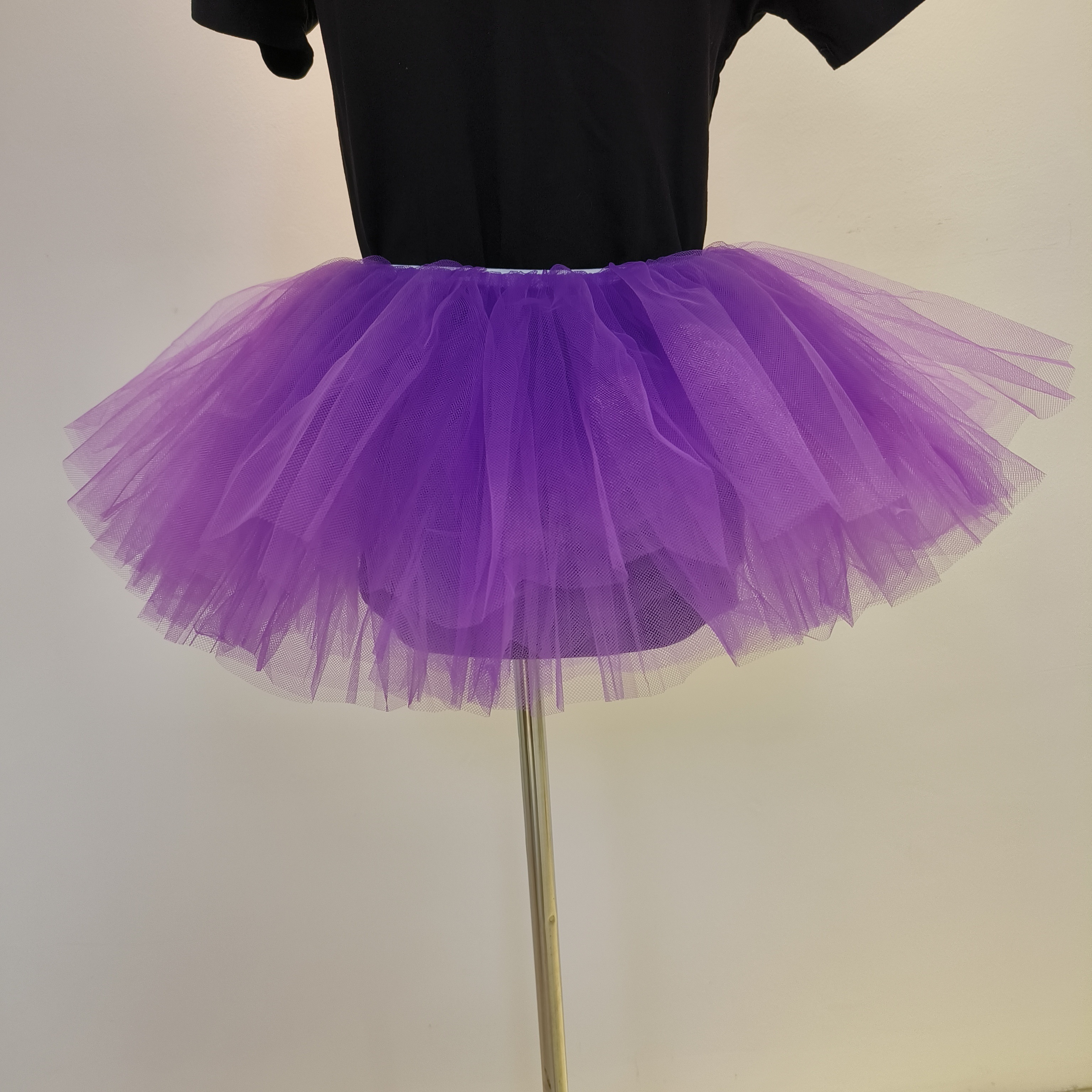 Jupe Tutu Asymétrique En Tulle Pour Fille 2-12 Ans | Taille élastique | Pour Danse, Fêtes Ou Quotidien | Couleurs Vives - 6