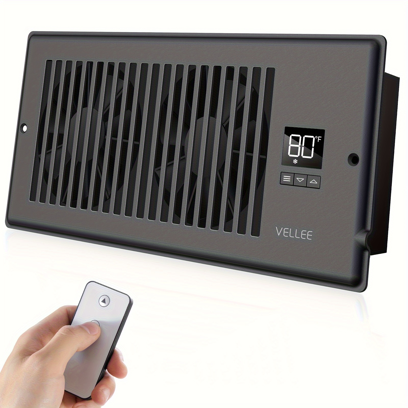 ac infinity airtap t6 quiet register booster fan system