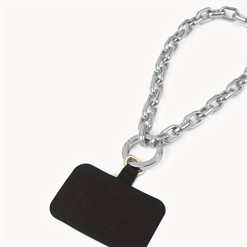 Image of New Stylish Golden Chain Phone Strap With High Appearance Value, Comes With Phone Card, Detachable And Phone Accessory.