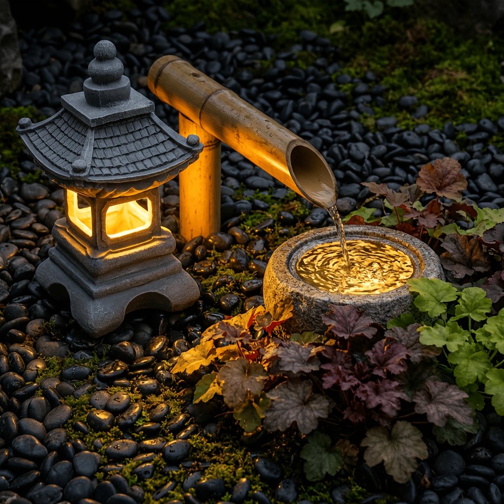 garden decoration solar pyramid light sculpture garden - Temu