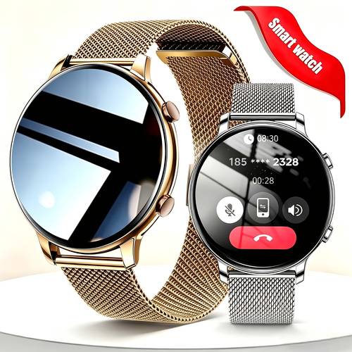 item picture 2026 womens smart watch supports calling music reminders wallpaper weather usb charging fashionable multifunctional wearable compatible with iphone and unisex for men and women ideal holiday gift for friends