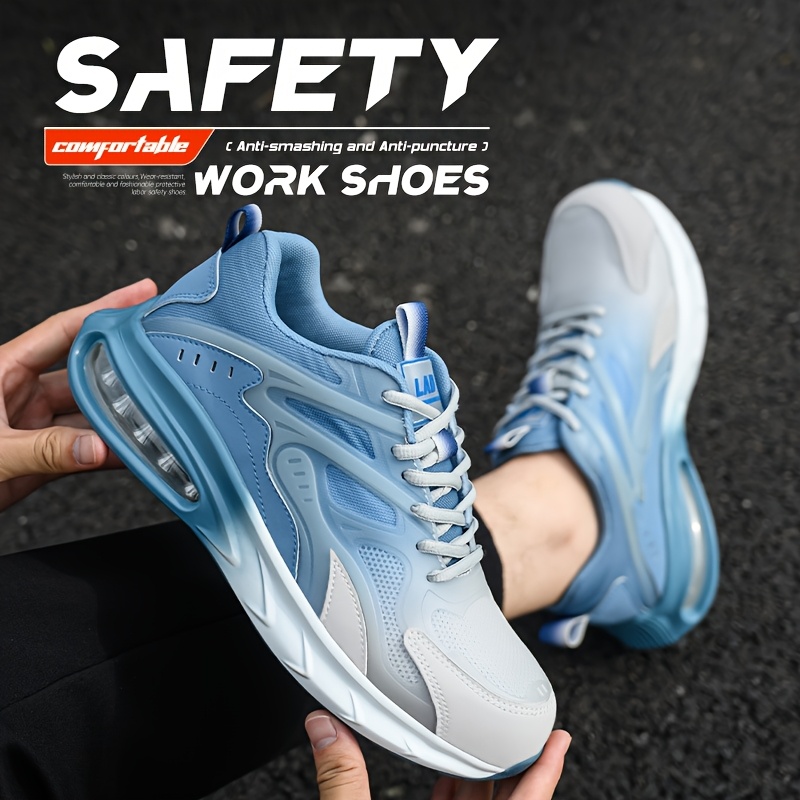 LARNMERN Zapatos De Seguridad Con Punta De Acero Para