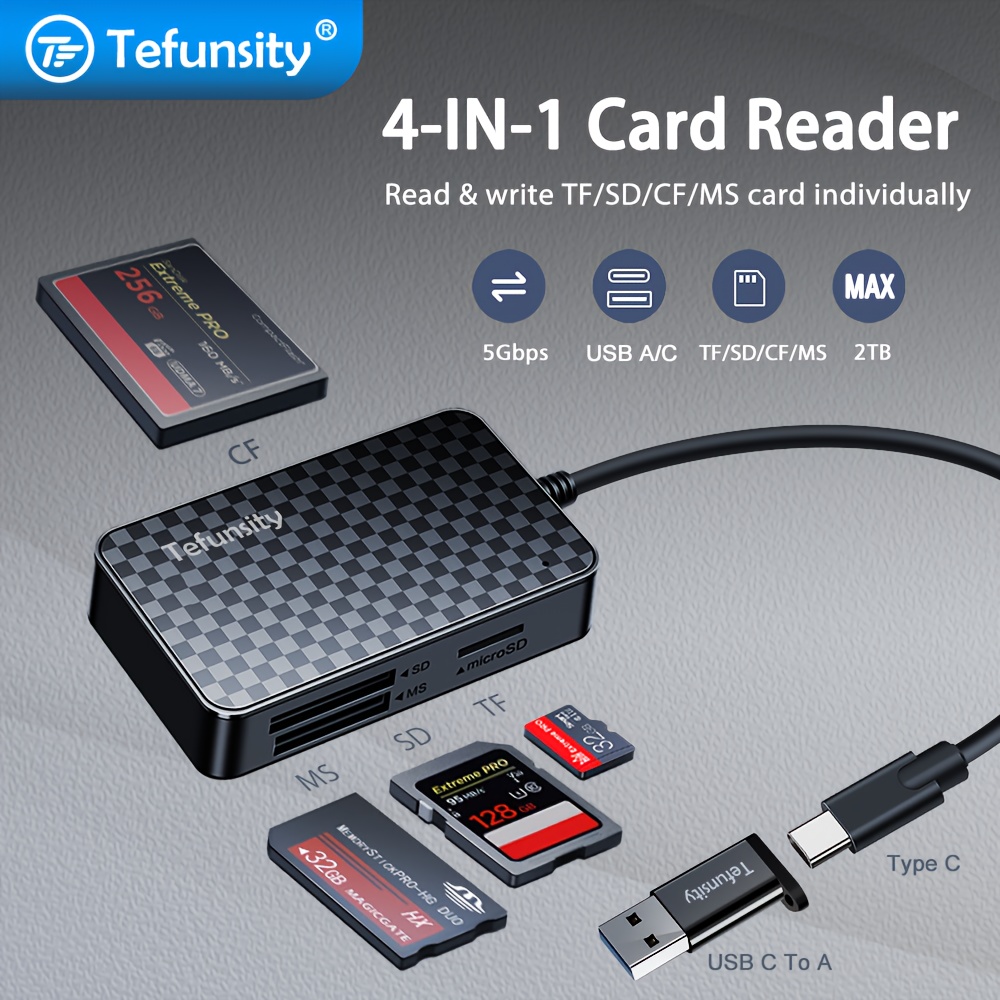 

Type-c Usb 3.0 Sd Card Reader, Plug N Play, And For Windows Compatible, Powered By Usb, Supports Cf/sd/sdhc/scxc/mmc/mmc Micro/rs Mmc/mini Sd/micro Sd/ms Duo/ms Pro/ms Pro