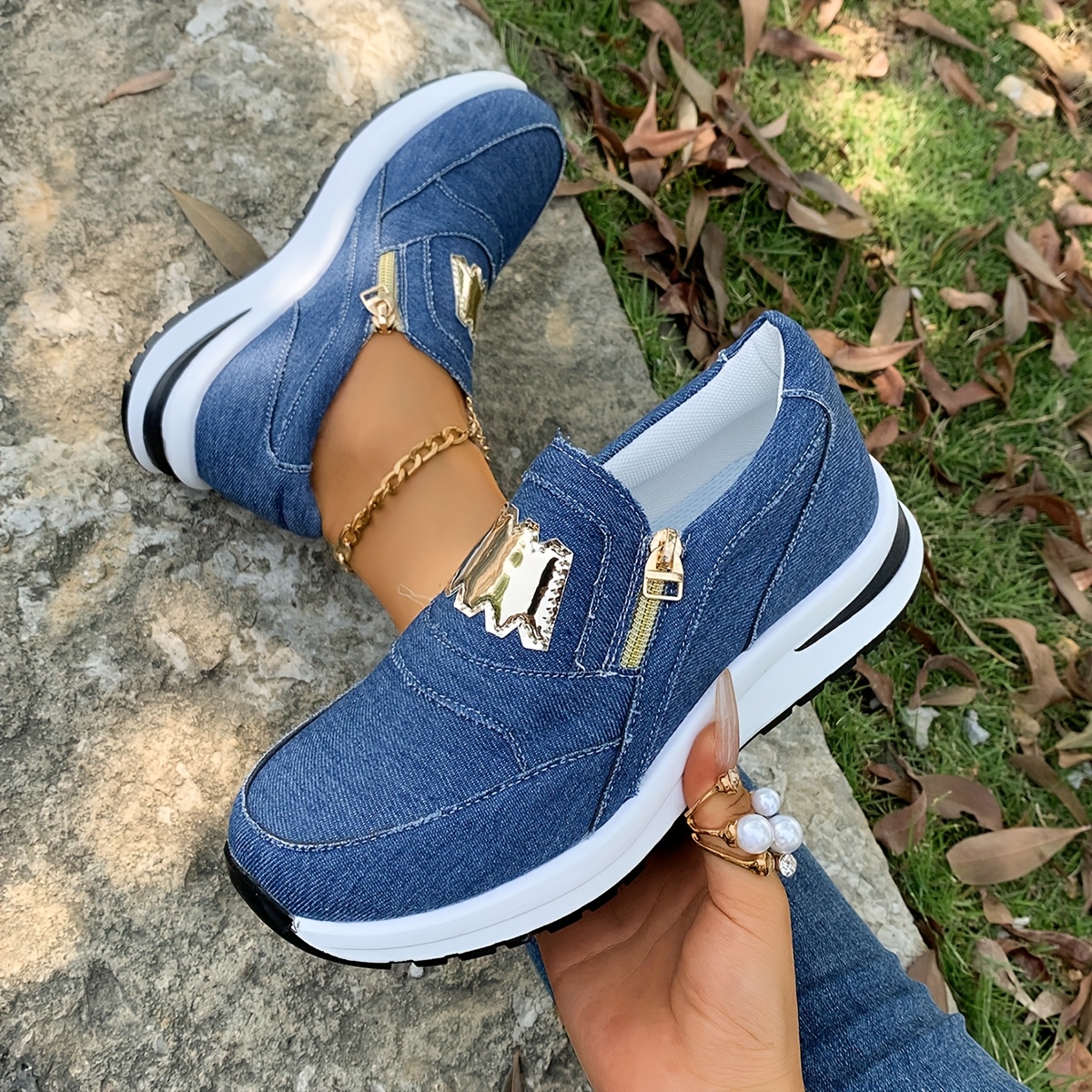 denim shoes for women sold on Temu United States