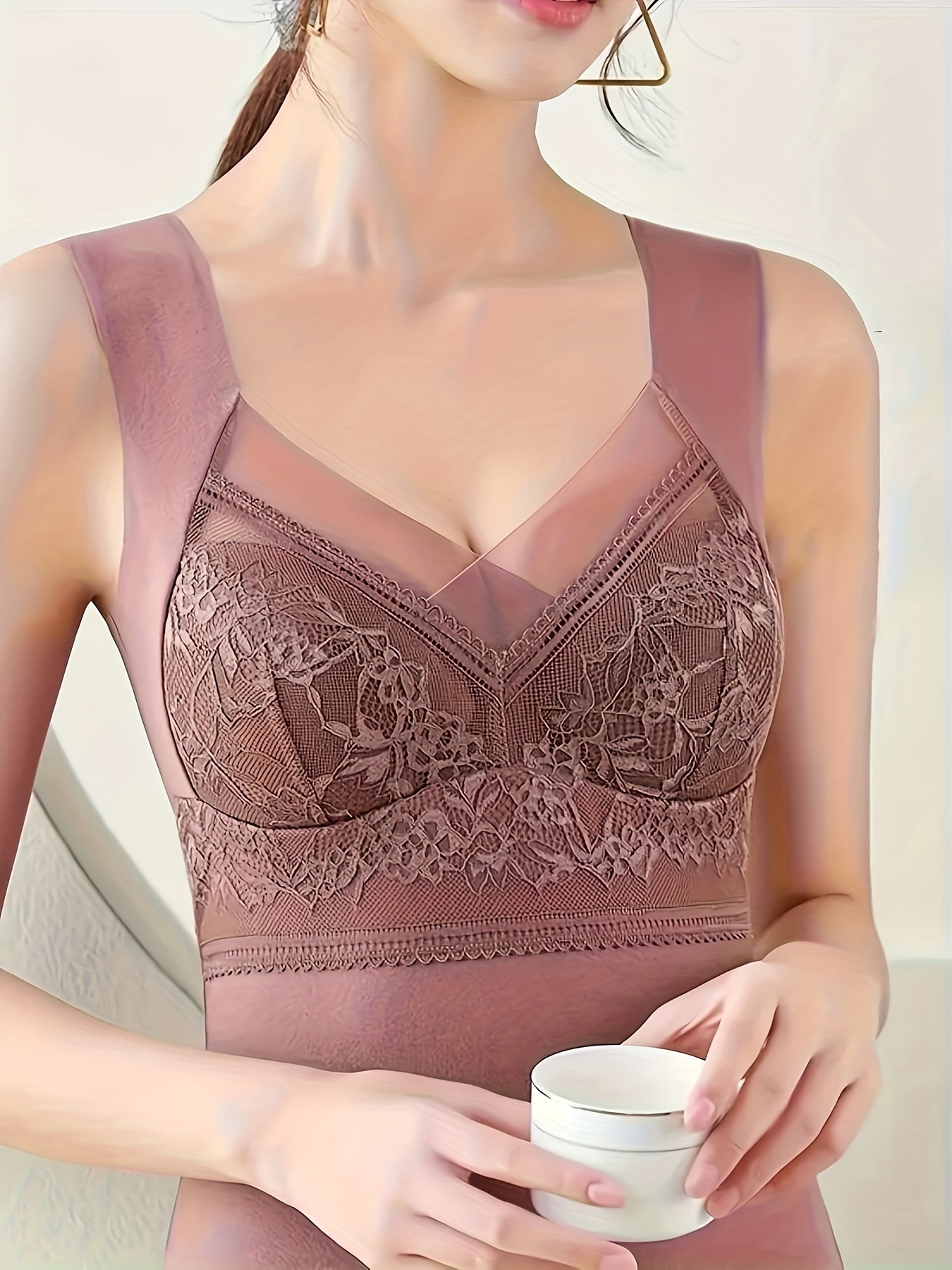 canotta termica foderata in pile donna confortevole Temu Italy