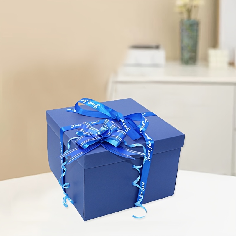 TEMU Boîte cadeau pour fête d'anniversaire et de mariage, boîte surprise pour demande en mariage, boîte surprise DIY, boîte à explosion à couches,