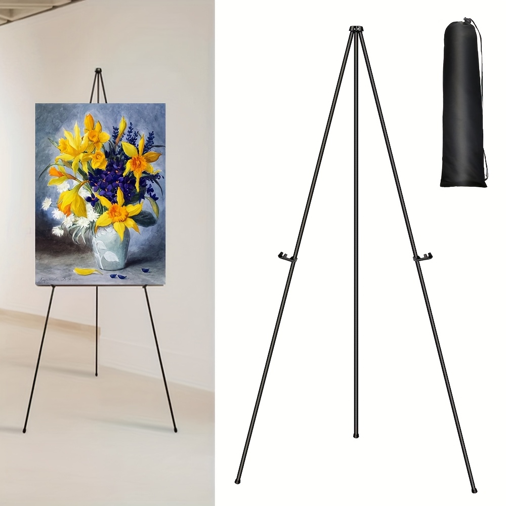 Chevalet Métal Pliable Pour Toile - Haute Qualité, Bon état (usage Déco)