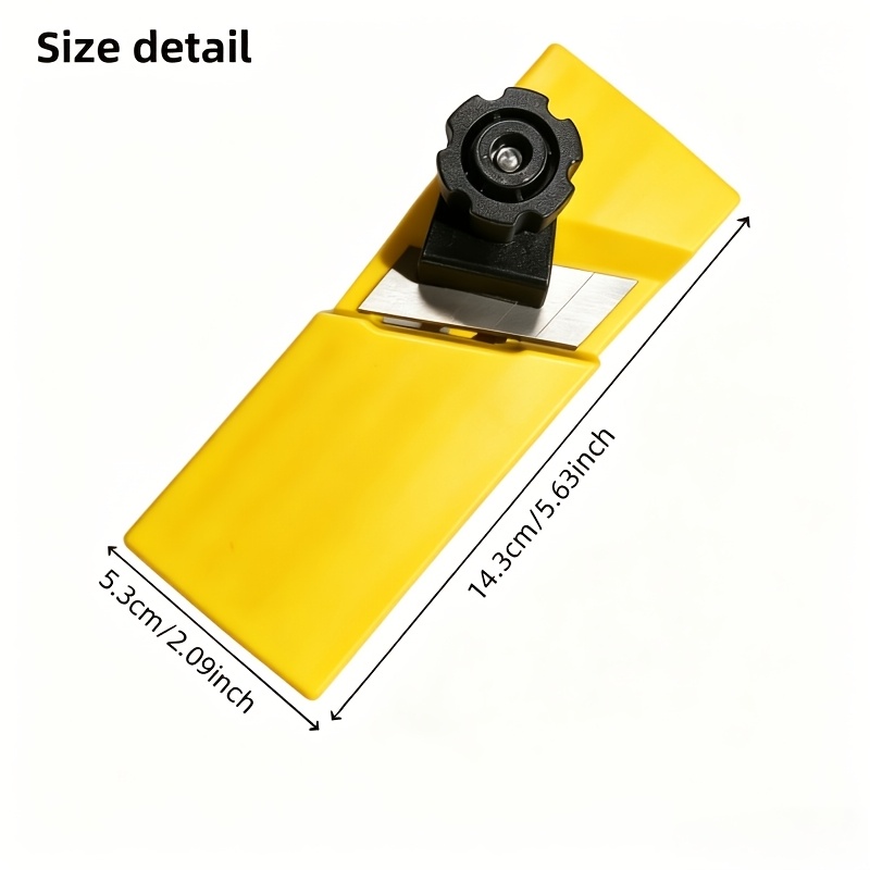 TEMU 45 Degree Chamfer Cutter, Adjustable Plastic Scraper, Non-electric Woodworking Angle Cutting Tool, Manual Operation For , Ideal For Wood And