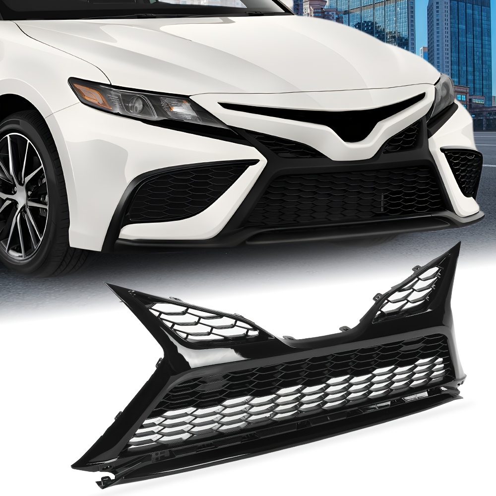 2pcs Front Upper & Lower Bumper For Camry Se Xse 2015 2016 2017 Replacement For To1200387 To1036156 Replacement For 5311206280 5311406061 G 601099706129448