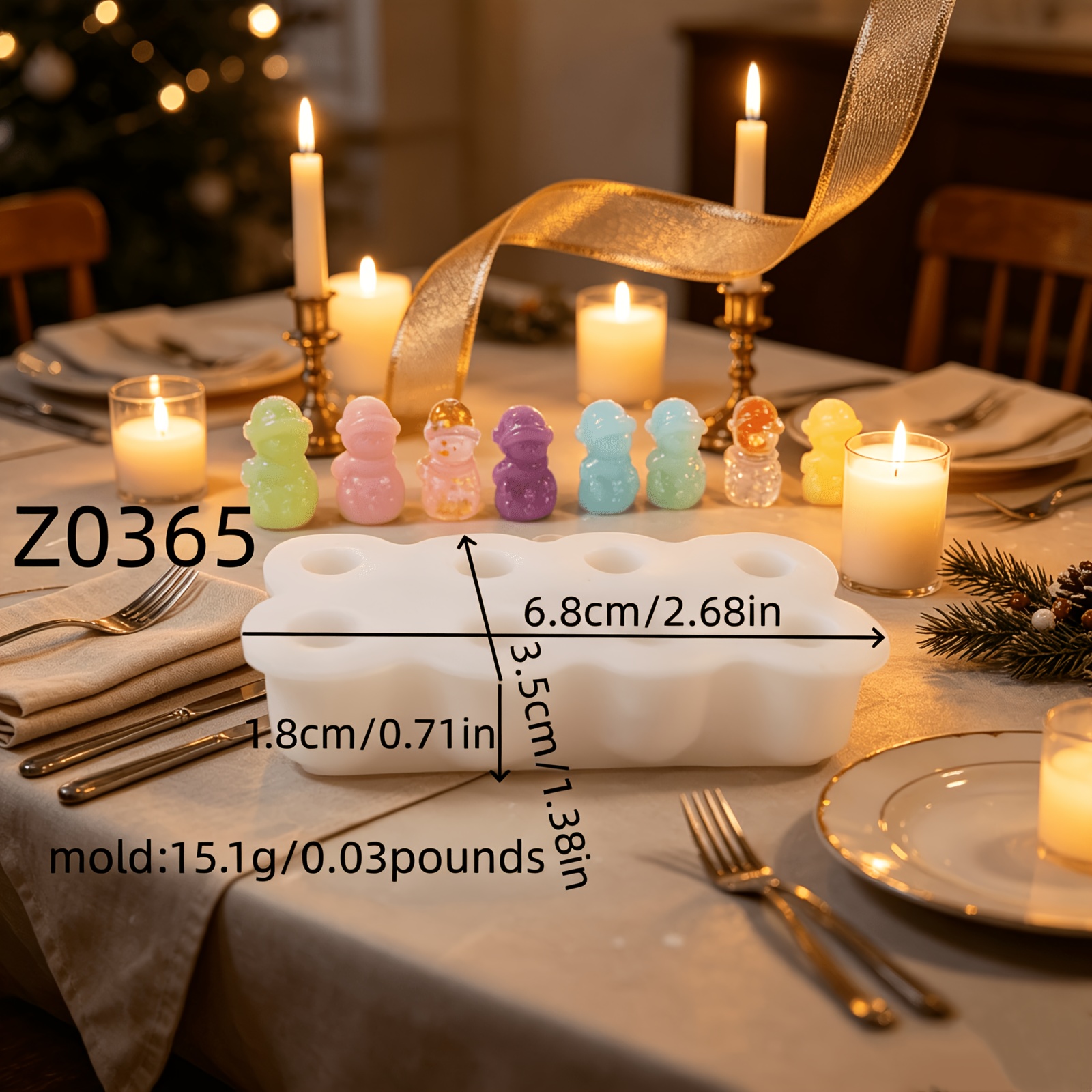 Image of Resin Silicone Mold Snowman 3d Earrings Earrings Pendant Silicone Mold Diy Earrings Pendant Mold Keychain Pendant Epoxy Resin Silicone Mold