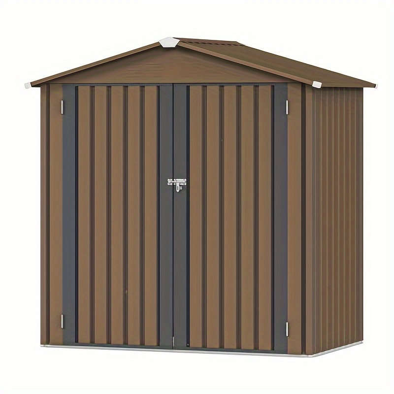 outdoor storage shed heavy duty metal tool sheds - Temu