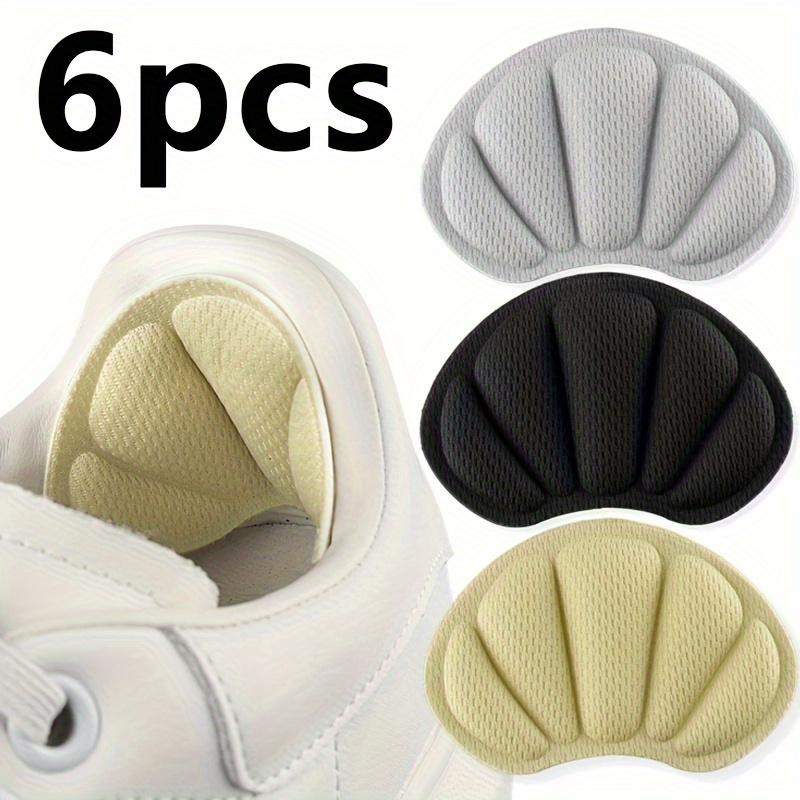 

6pcs Heel Cushion Inserts For Shoes - Anti-wear Self-adhesive Heel Pads For Improved Fit & Comfort In High Heels, Boots - Prevents Blistering On Heels