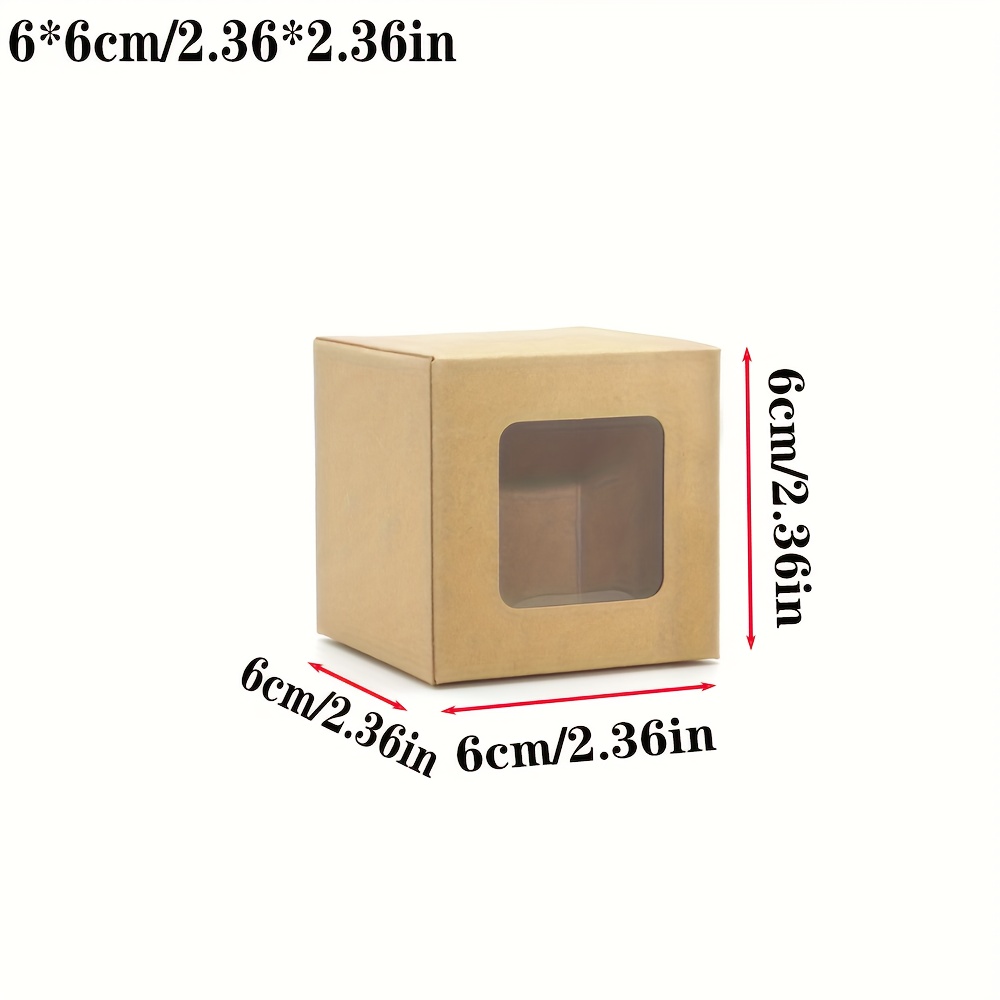 TEMU Cadeau pour Elle/Lui - Fenêtre Carrée 16 pièces, Disponible en Plusieurs Tailles et Couleurs, Convient pour Emballer de Cadeaux pour ,