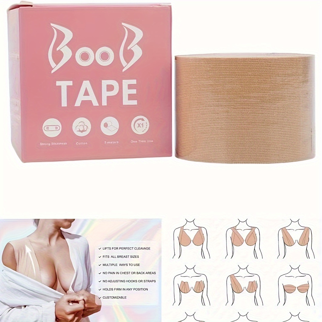 5M Boob Tape Bras For Women Adhesive Invisible Bra Nipple Pasties Covers Breast  Lift Tape Push Up Bralette Strapless Pad Sticky - AliExpress