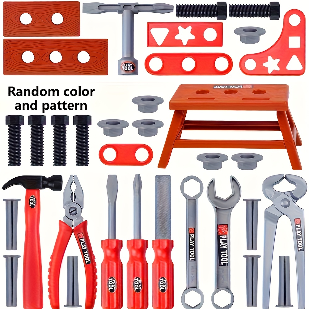 Speelgoed/montage schroevendraaier gereedschaps set