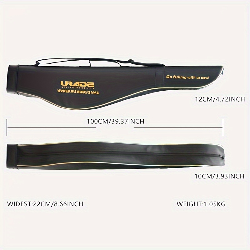 Fishing Gear Case, Fishing Rod Hard Shell Case Large Capacity For