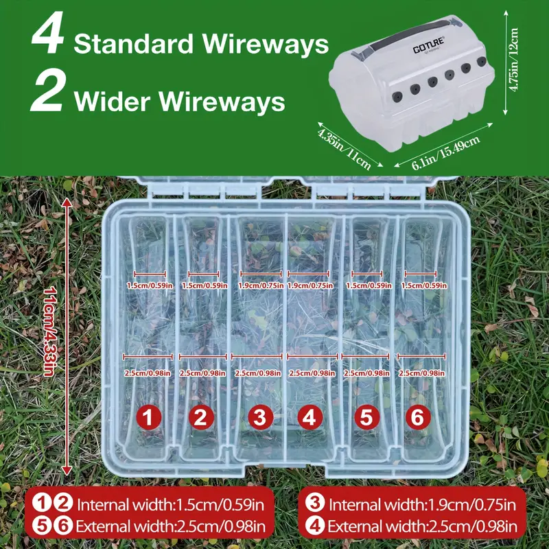 1 4pcs fishing line storage box 1pc 6 slots 2 - Temu Oman 1 4pcs fishing line storage box 1pc 6 slots 2 - Temu Oman
