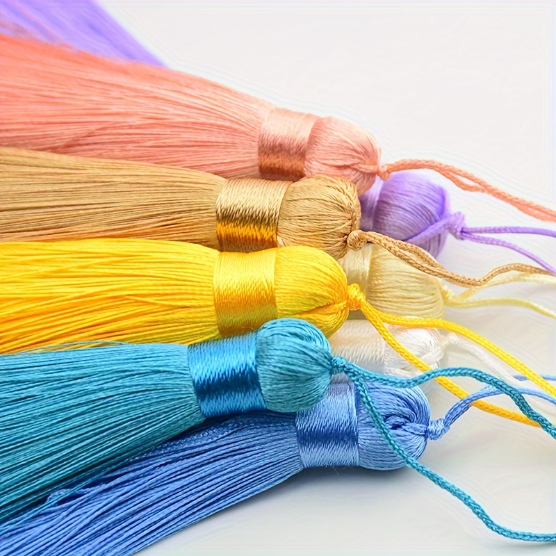 LZPLJLWS Pompons Dorés En Soie 100 PCS Pour Décoration DIY, Mini Taille 4 Cm, Fait Main, Doré élégant Pour Bijoux, Cadeaux, Couture, événements