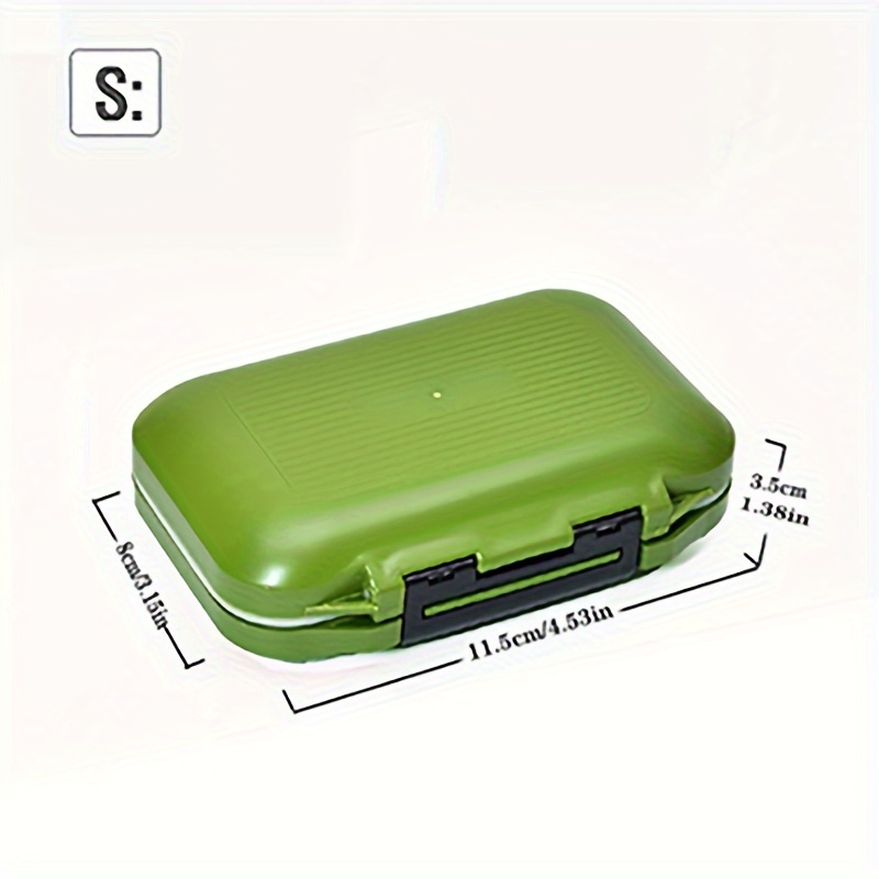 1pc Waterproof Plastic Fishing Tackle Box, Fishing Additions Storage Case, Carp Fishing Gear