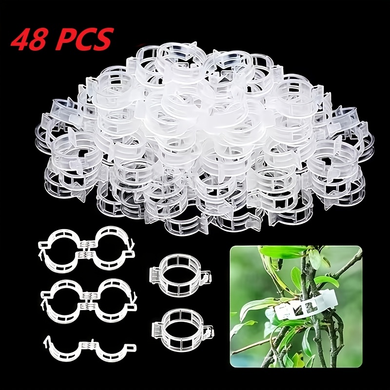48pcs Sturdy Plant Support Cages, Professional Climbing Trellis For Garden Vegetables, Windproof And Rainproof Plant Stakes, Secure Vine Support System For Tomato And Cucumber