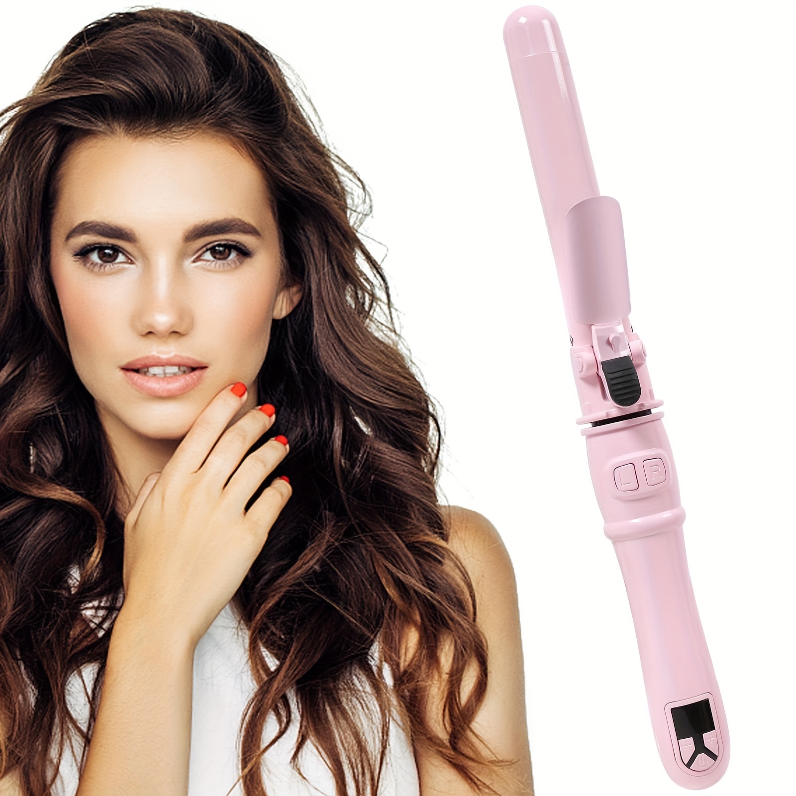 

Automatic Curling Wand Rotating Curling Iron, Professional Hair Curler Hair Styling Iron, Fast Heating Wand For Medium/long Hair, Mother's Day Gift