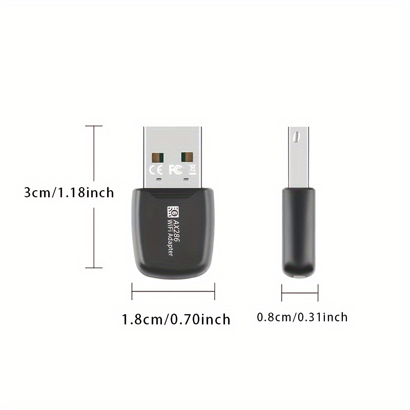 Usb 286 Wifi6 Adapter Wireless Lan Card Temu