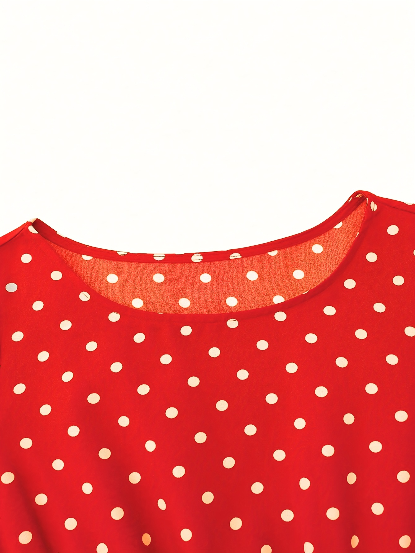 open lace back dress Lily Retro Off Shoulder Red Polka Dot Swing Dress – Cherry Vintage  Chichester main image 1