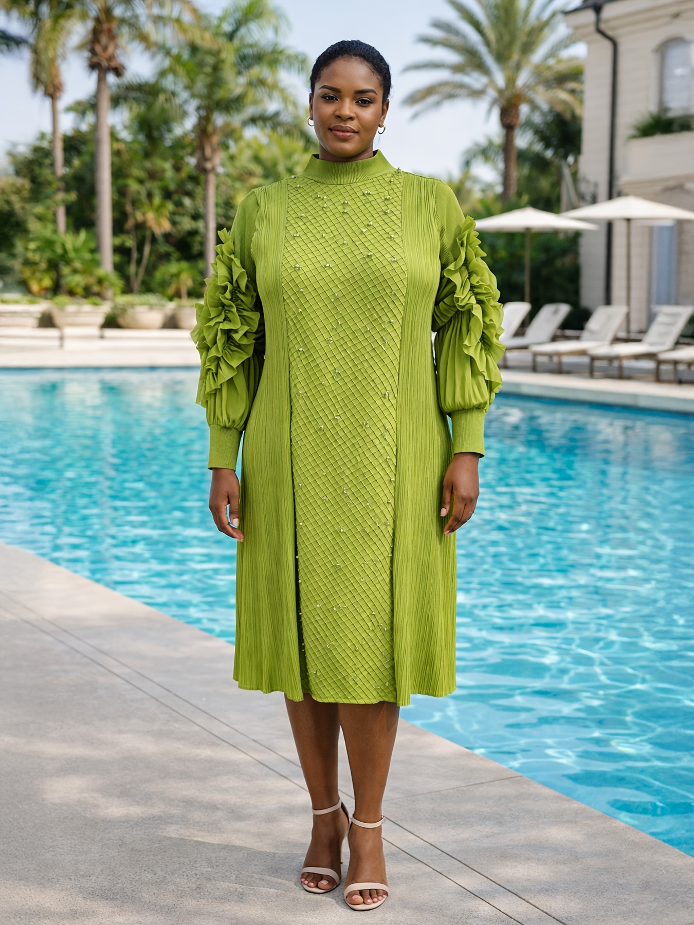 green emerald velvet dress ZhiHiMeRi Women's Gray Textured Long Sleeve Shift Dress,Gray,(US 4-6) S at  Amazon Women's Clothing store main image 0