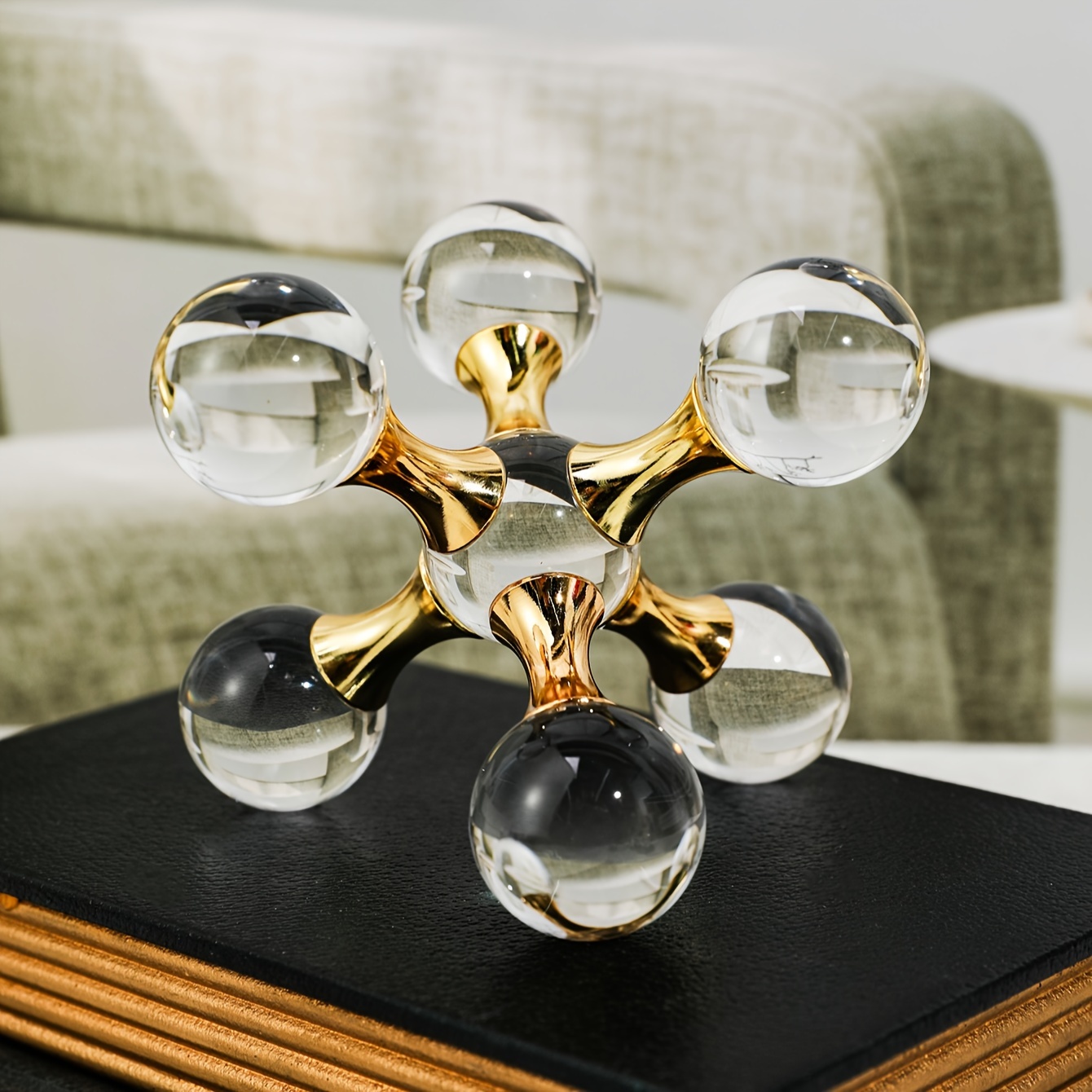 TEMU Adorno Elegante de de Cristal - para Decoración de Escritorio, y Oficina