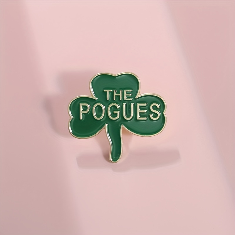 1pc   metal   shamrock backpacks coat hats decorative brooches enamel enamel lapel pins gifts for friends jewelry