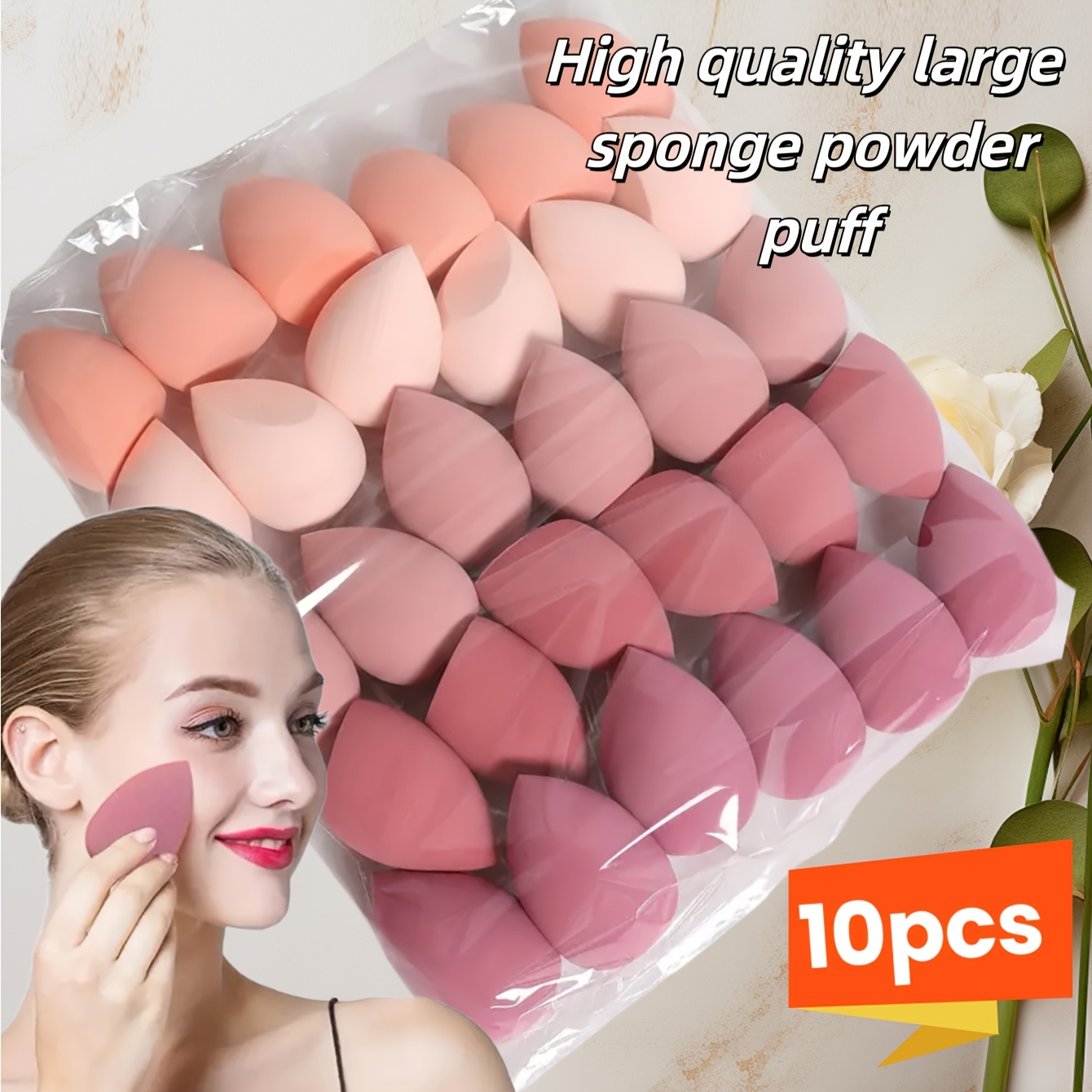 

Colorful Makeup Sponge Set - Fragrance-free, , Suitable For Liquid Bb Cream And Powder Application, Dry And Wet Use