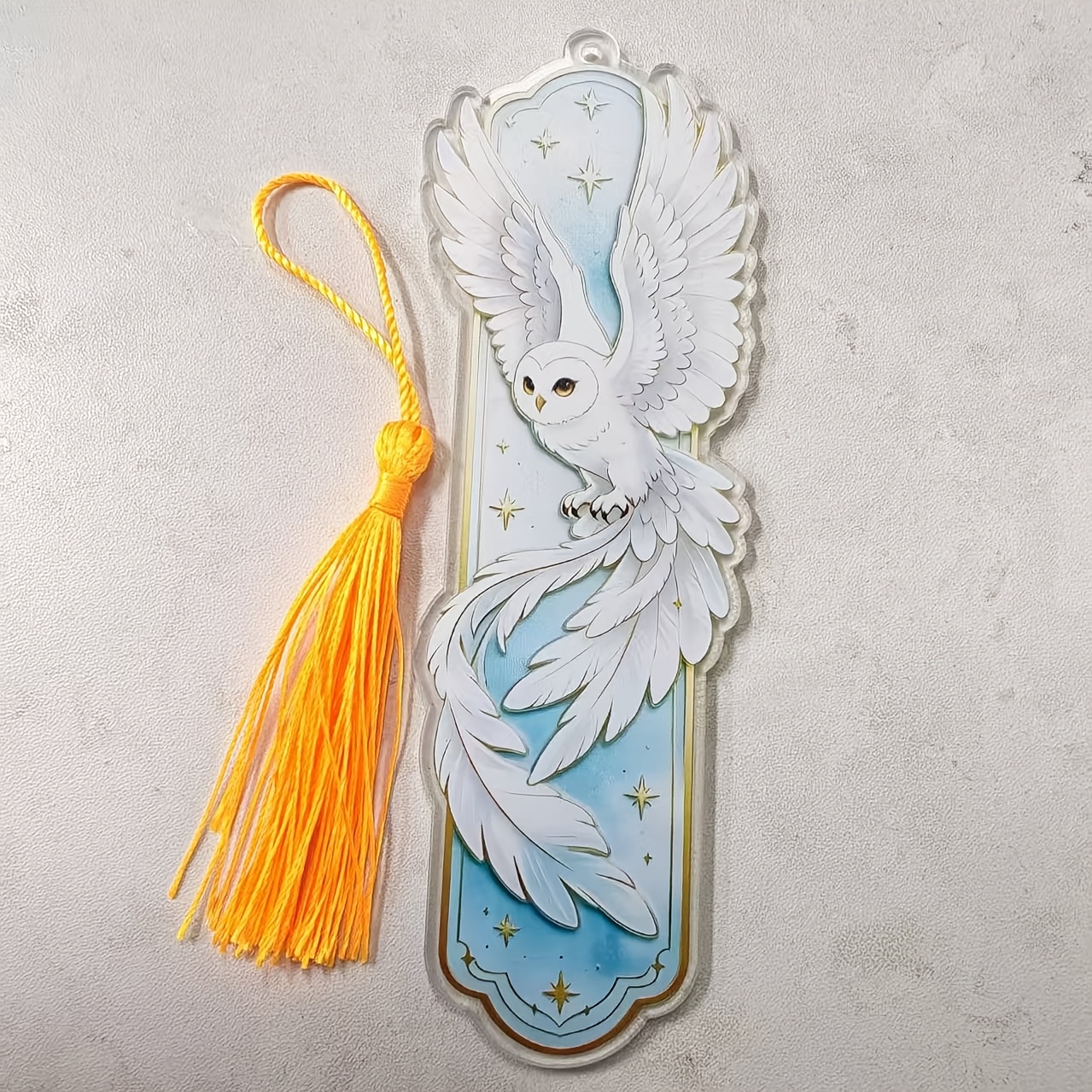TEMU WB Warner Bros. Hedwig Eule Lesezeichen & Buchseiten-Clip – Ikonische Hedwig-Eule, geeignet als Geschenk, Schreibtisch-Accessoire,