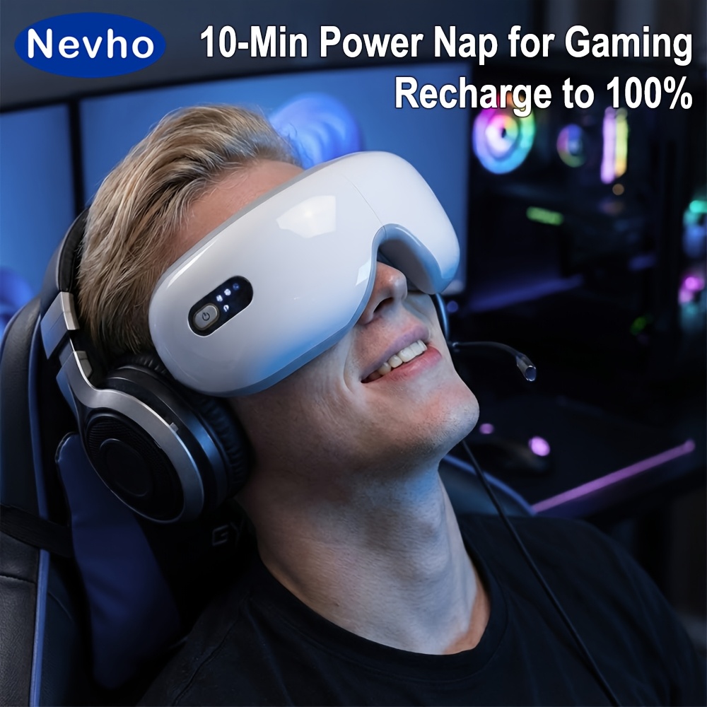   foldable eye massager with music   care device 5 adjustable   designed for prolonged eye use a thoughtful gift recommendation
