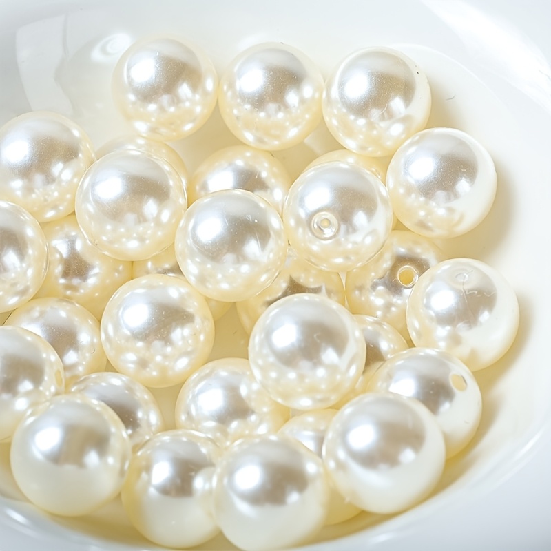 TEMU 20mm 22pcs Large Particle Beads, Beige, Black, White. Exquisite Style. Very Suitable For Making Bracelets, Necklaces, Pendant Additions, Etc