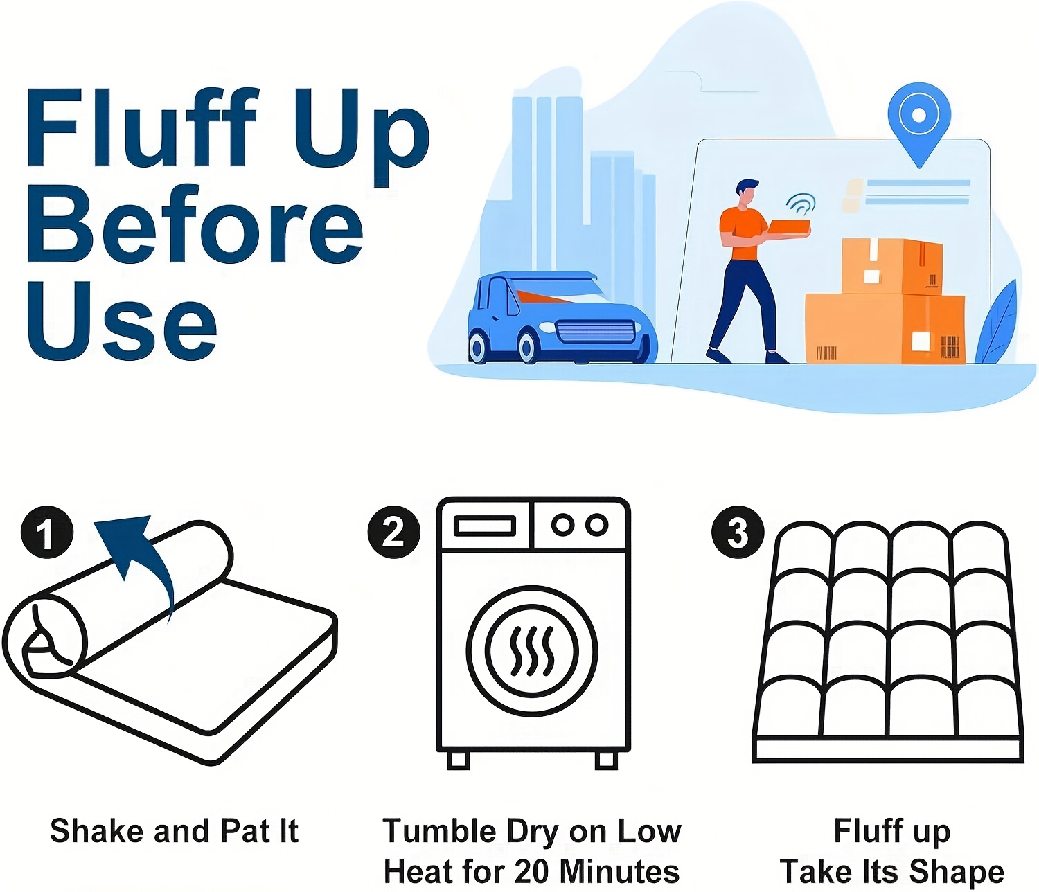 10Cm Hotel Grade Mattress Topper | Extremely Soft Featuring 1200GSM Hollowfiber Filling | Elastic Corner Straps | Available in White, Grey, Blue, Black | Sizes: Single, Small Double (4Ft), Double, King, Super King