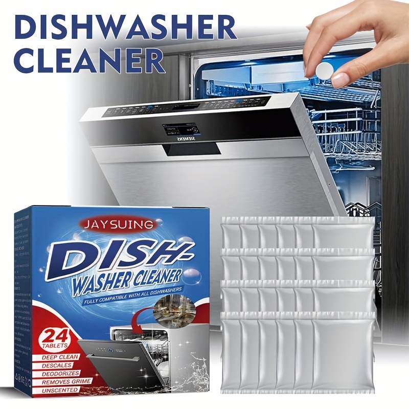 Jaysuing Dishwasher Cleaner Tablets Deep Clean Deodorize Temu