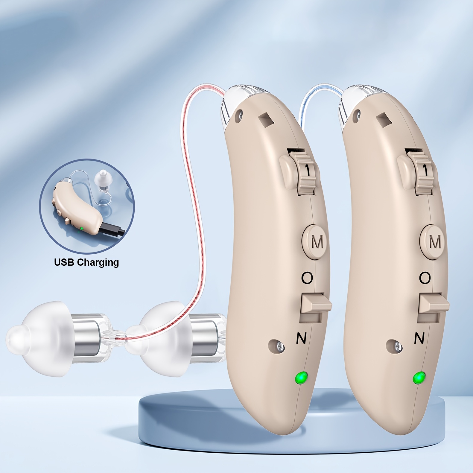 These Headphones Are Small And Easy to Transport, Featuring a USB Rechargeable Lithium Polymer Battery. They Come with a Storage Case for Convenience And Are Designed for Comfortable Use in Both Ears