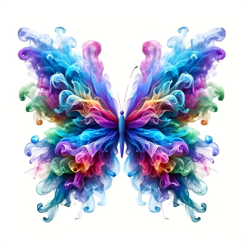 

6 Inch Vibrant Butterfly Vinyl Decal - Car Sticker For Various Surfaces