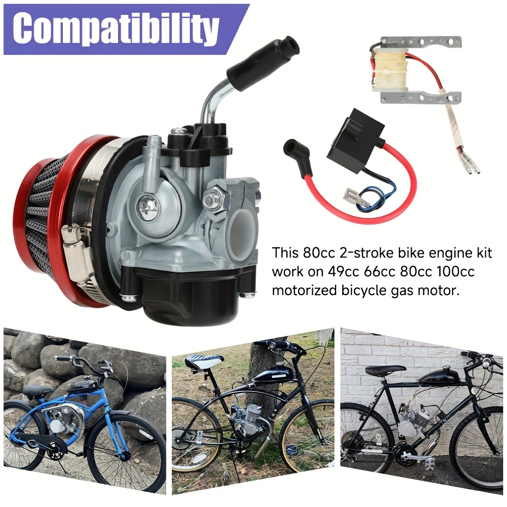 motorized bike carburetor throttle assembly clutch lever kit Temu