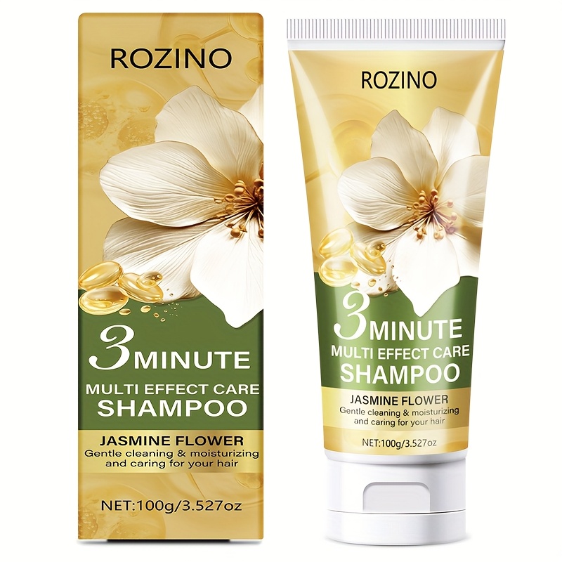Image of 100g Jasmine Multi-effect Care Shampoo, Natural Plant Extract, , Refreshing Oil Control, Deep Moisturizing Hair, Elegant Fragrance Lasting All Day, 3 Minutes, Smooth, Strong And Fluffy