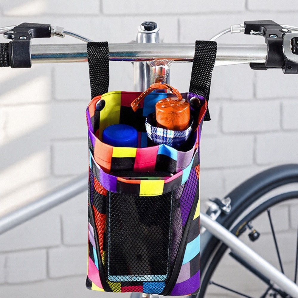 universal bicycle front basket durable nylon handlebar Temu