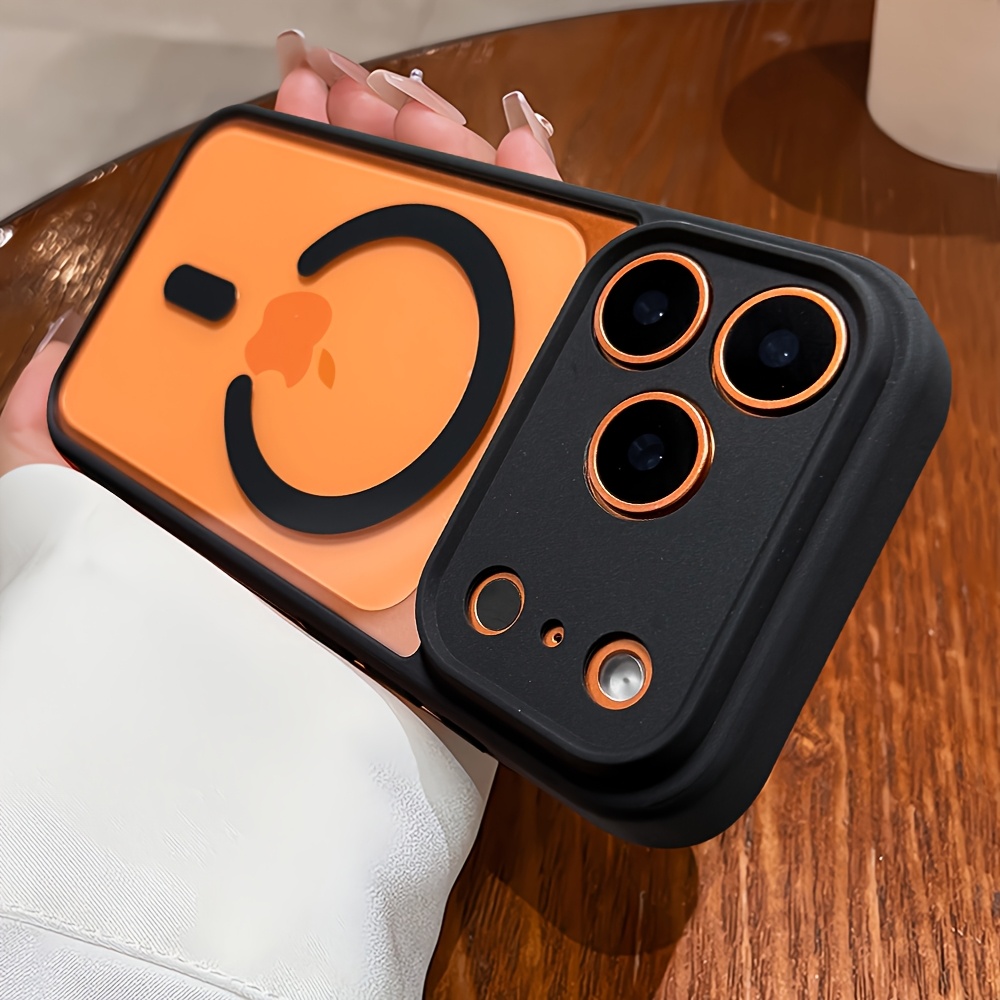 E-shop Handyhülle: Luxuriöse klare magnetische kabellose Ladehülle für iPhone 17 Pro Max Air 16 15 14 Plus 13 12 Pro Max 17pro 17promax stoßfest mit