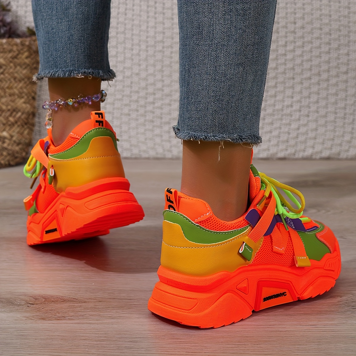 Orange Neon Shoes For Women Buy Running Shoes For Women: Camp