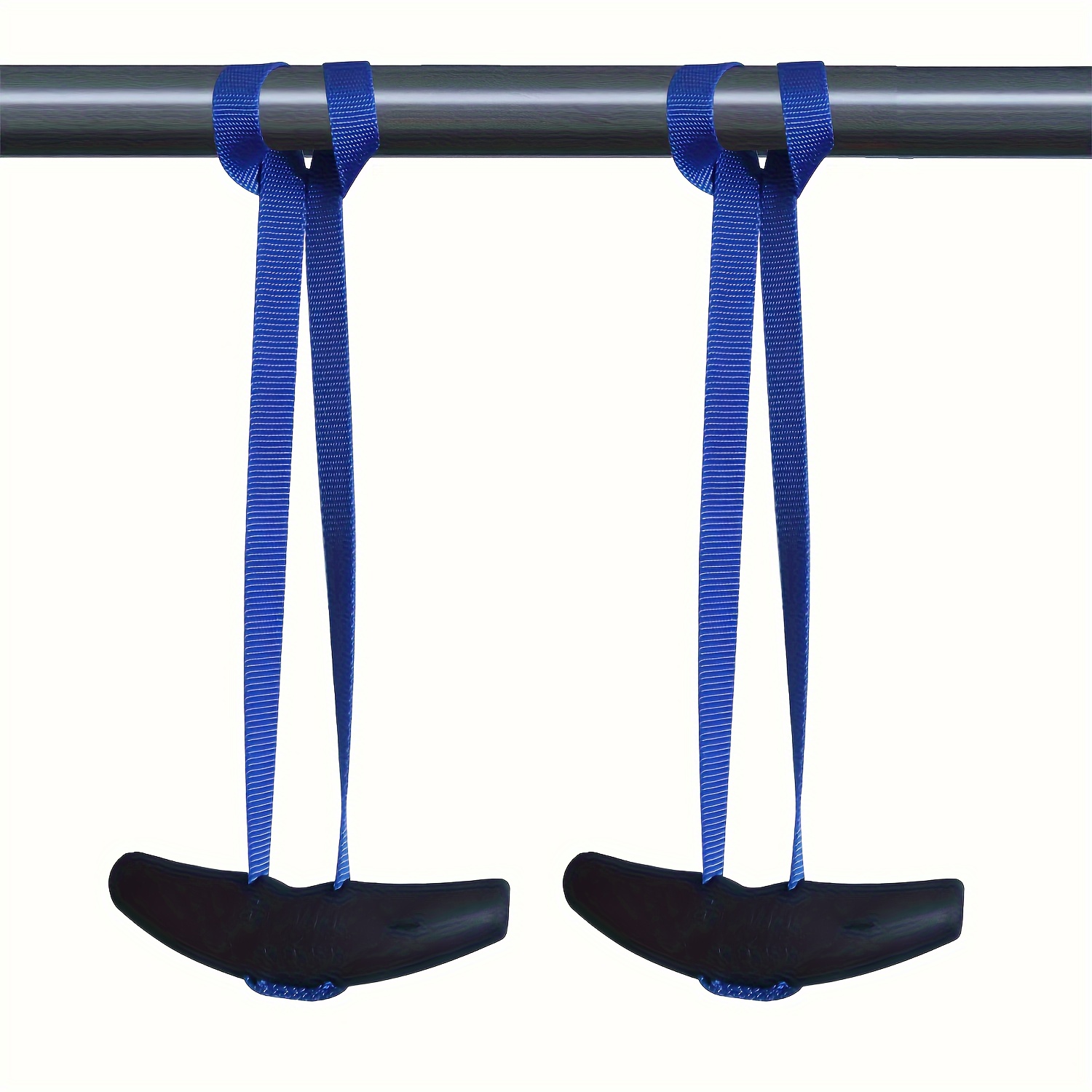 1 pair pull up horn grips multi color nylon straps non slip handles for t bar rowing machine pull up bar high pull machine fitness equipment accessories abs material black